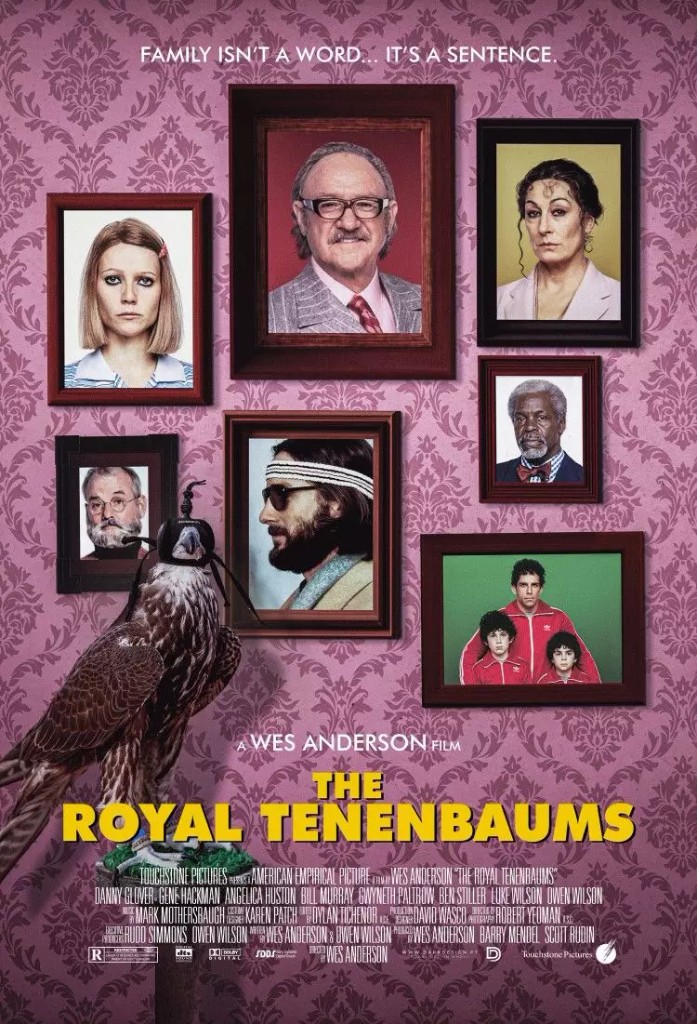 Wes Anderson movie poster symmetrical composition classical