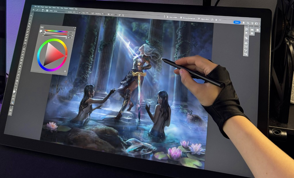 Digital art for web color space